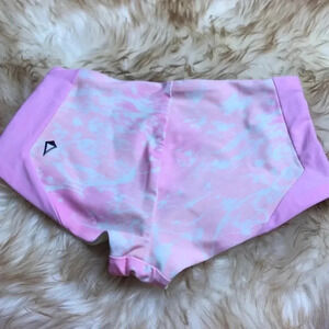Girls Ivivva Shorts Dance Reversible Small Pink Athletic Gymnastics Gym
